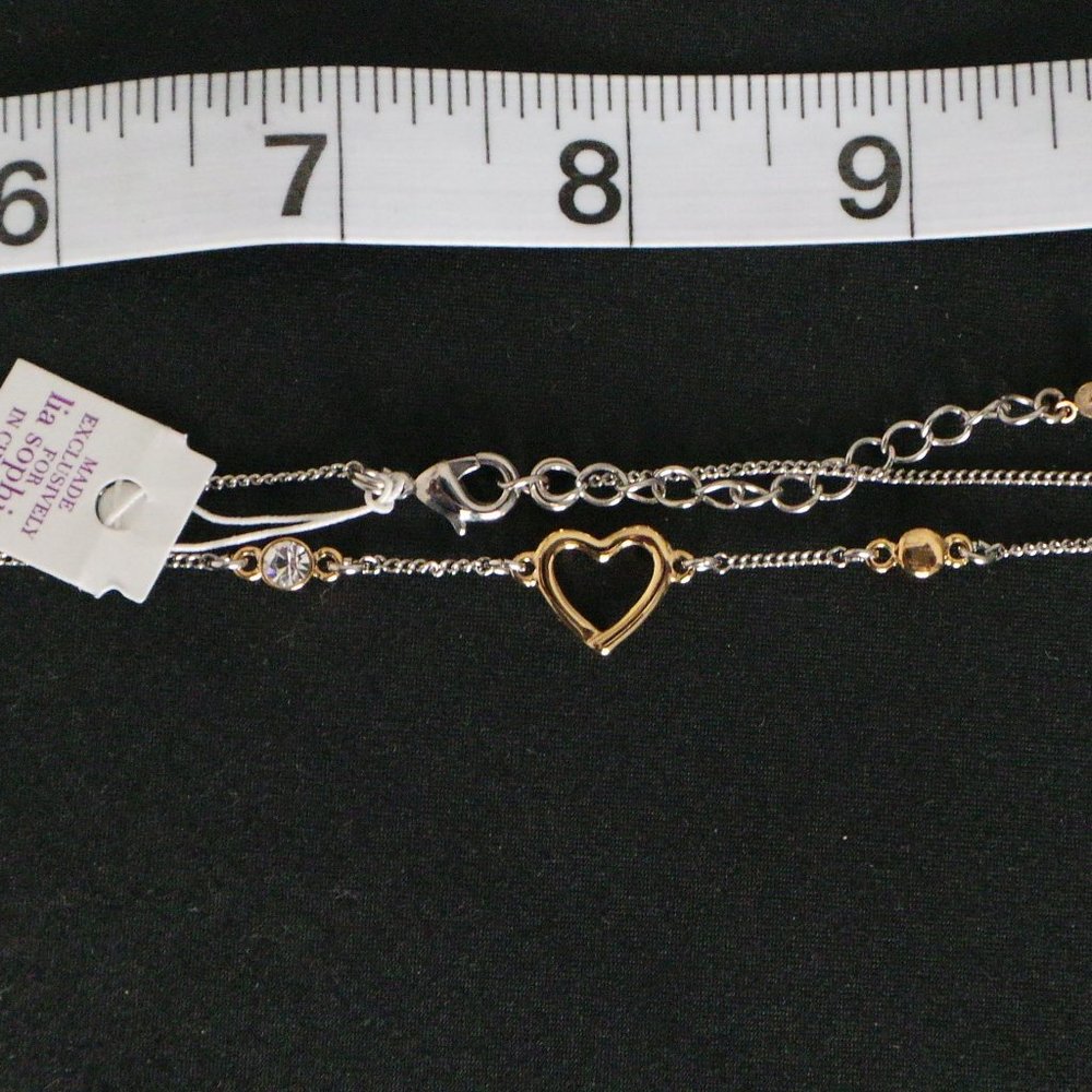 Lia Sophia heart bracelet